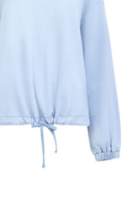 Winter Sky Drawstring Hem Sweatshirt