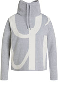 Grey & Cream Oui Jumper