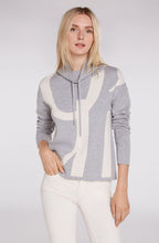 Grey & Cream Oui Jumper