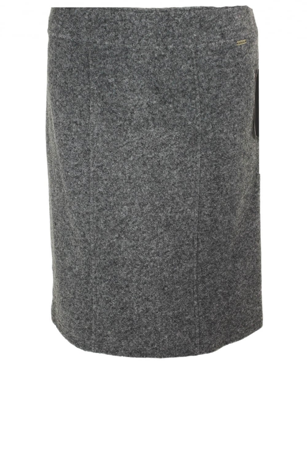 Grey Knit Skirt