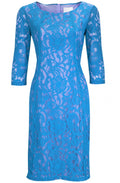 Blue lace Ptrice dress