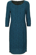 Dark Teal Lace Dress