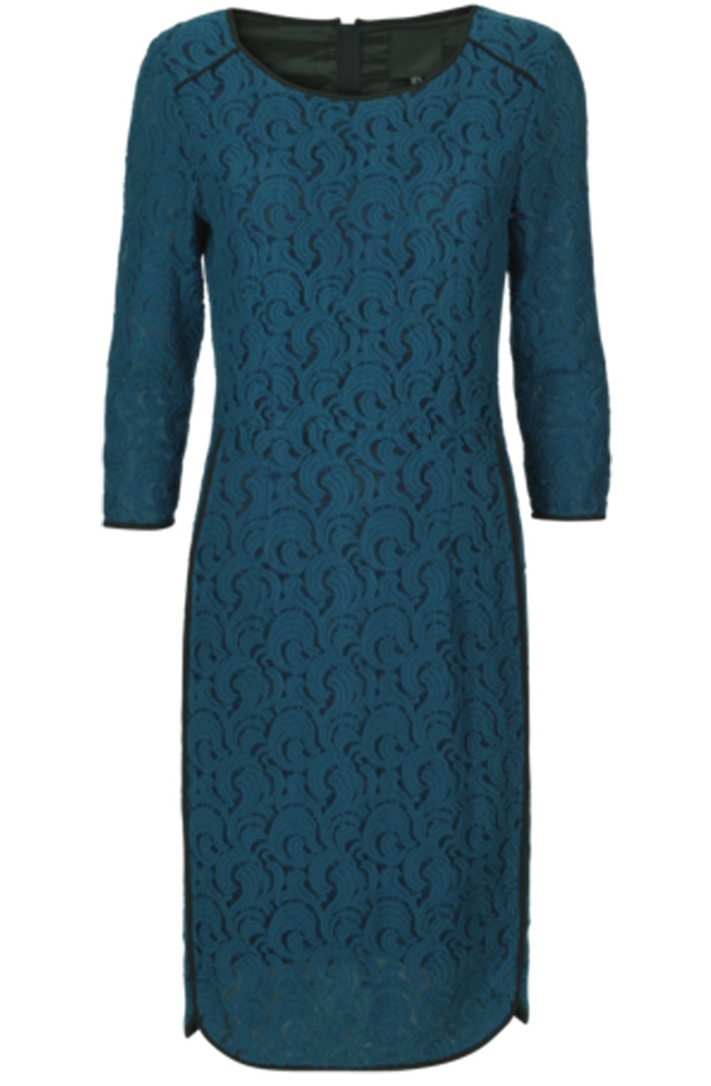 Dark Teal Lace Dress