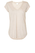 Metallic Beige Top