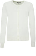 Off White Fine Knit Cardigan
