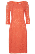 Orange lace Patrice dress