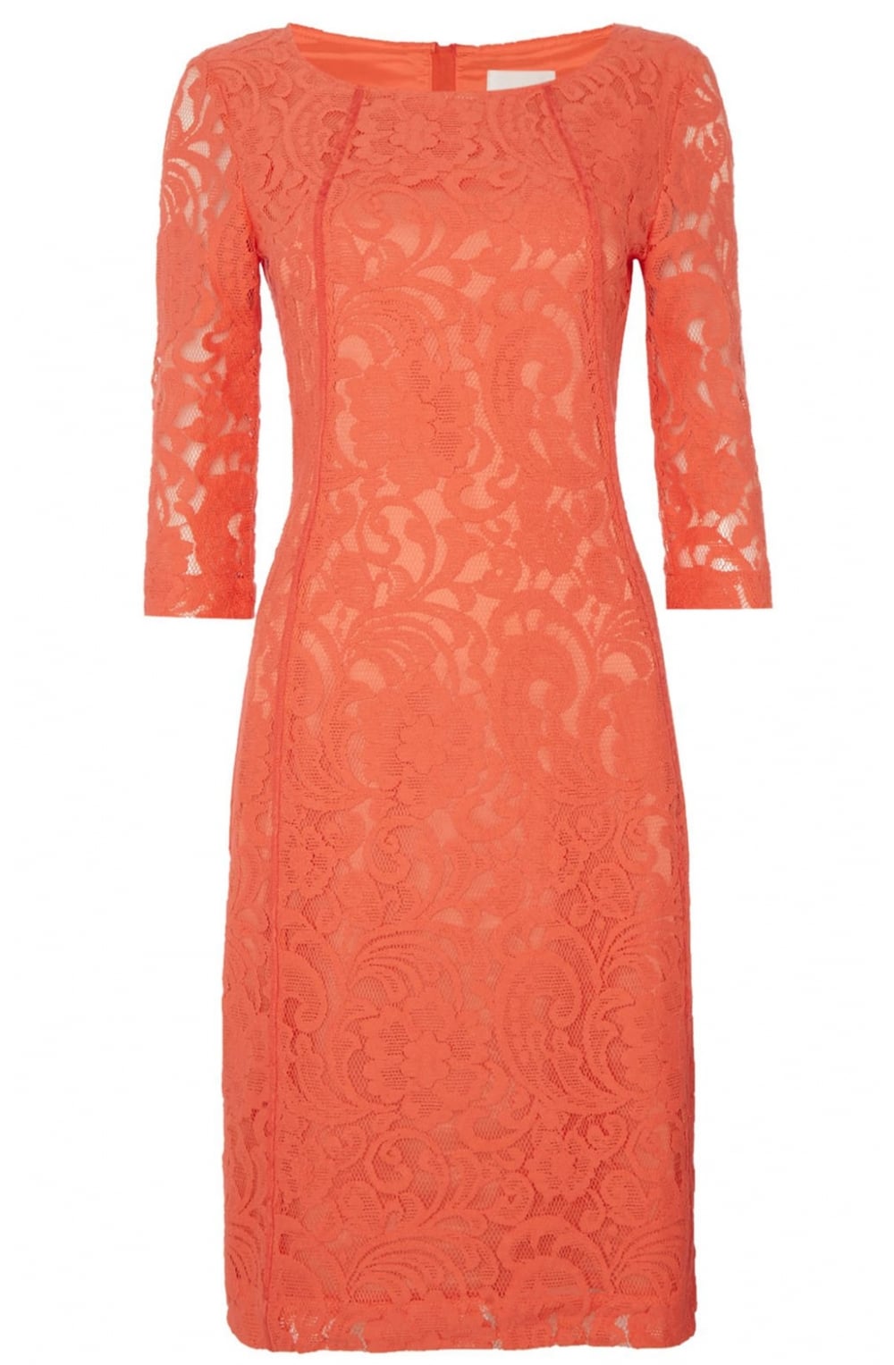 Orange lace Patrice dress