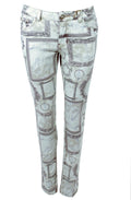 Jeans picture frame patterned
