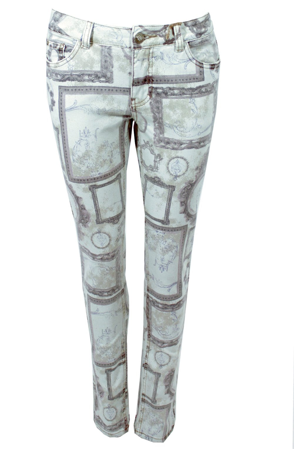 Jeans picture frame patterned