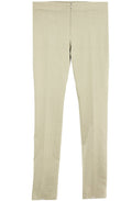 Beige Slim Fit Trousers