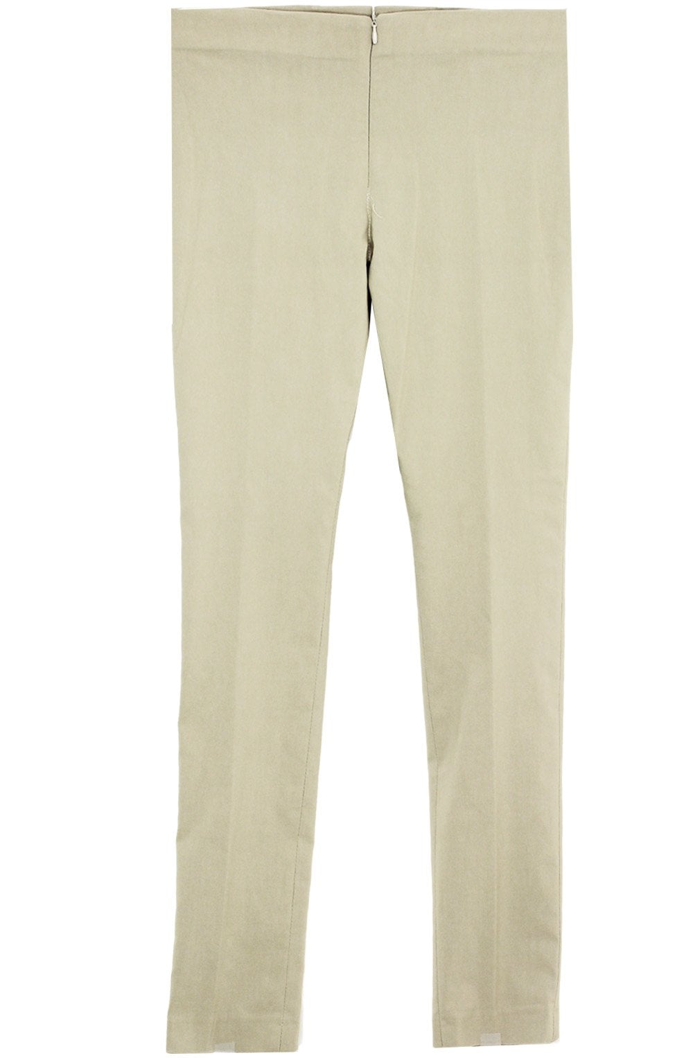 Beige Slim Fit Trousers