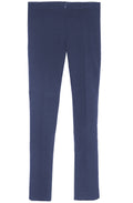 Navy Slim Fit Trousers