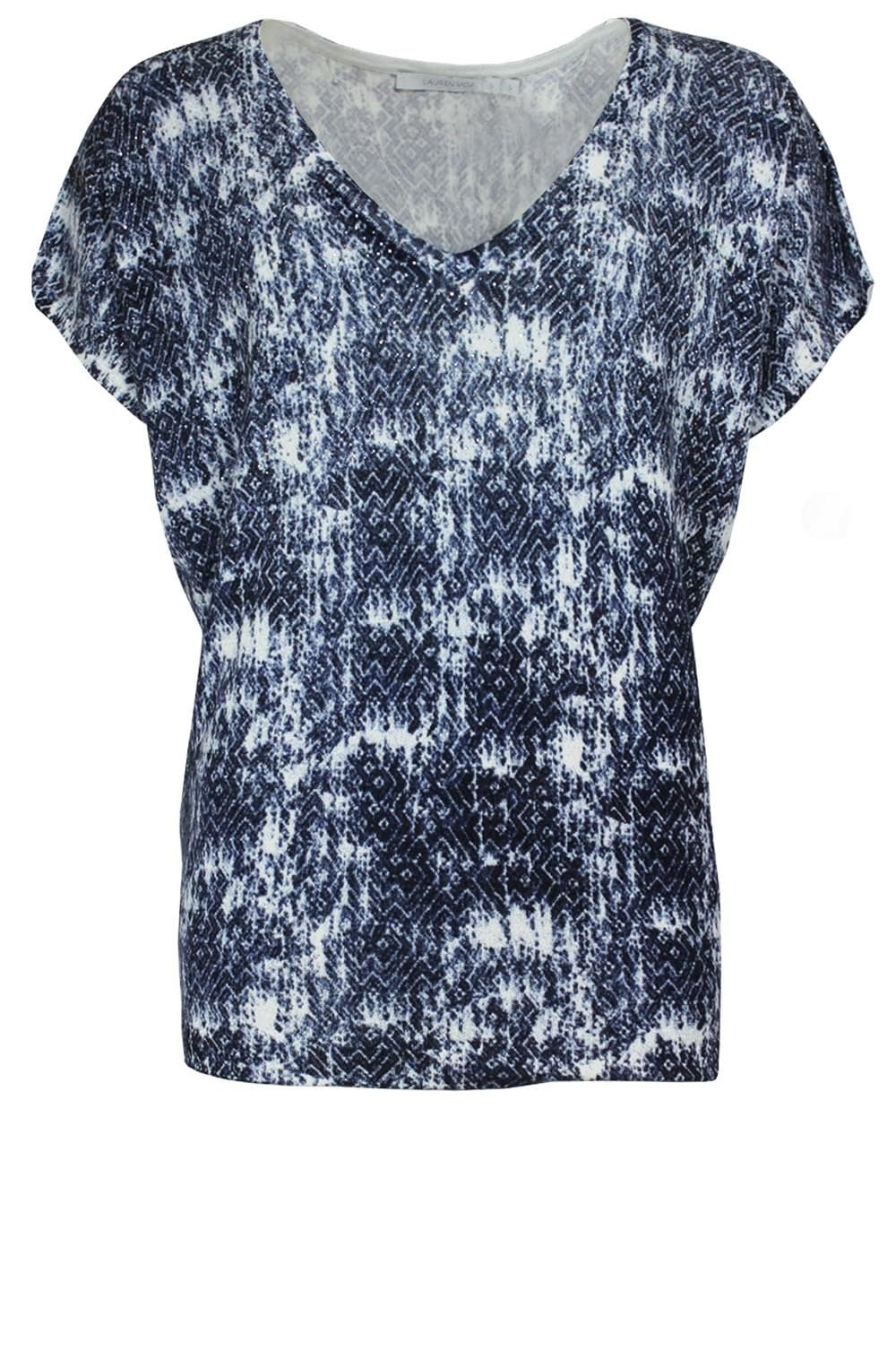Patterned Rhinestone Detailed Top
