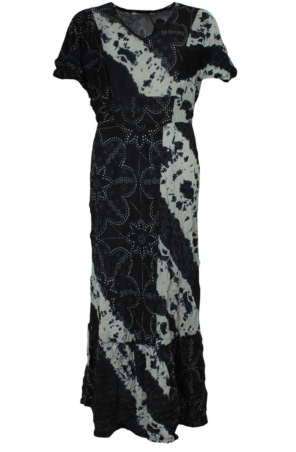 Tie Dye Crinkle Maxi Dress