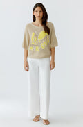 Lemon Oui Ribbon Knit Summer Pullover