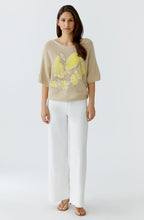 Lemon Oui Ribbon Knit Summer Pullover