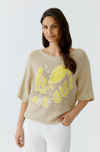 Lemon Oui Ribbon Knit Summer Pullover
