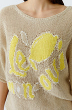 Lemon Oui Ribbon Knit Summer Pullover