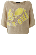 Lemon Oui Ribbon Knit Summer Pullover