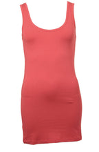 Long line vest Dusty coral