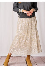 Champagne Sequin Skirt