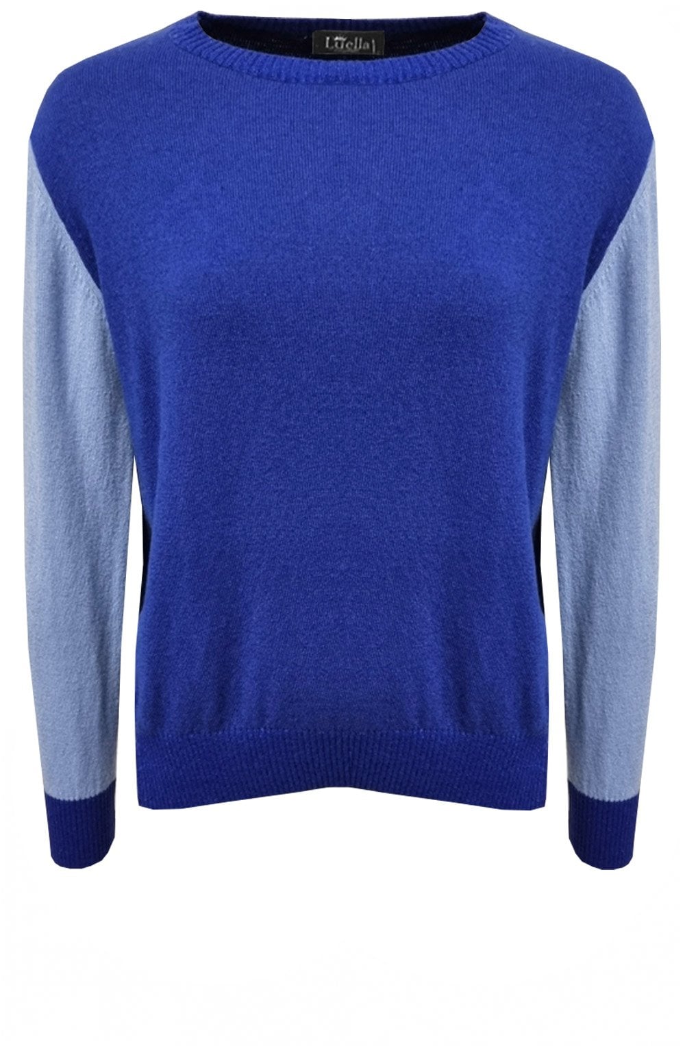 Cobalt Blue Colour Block Jumper