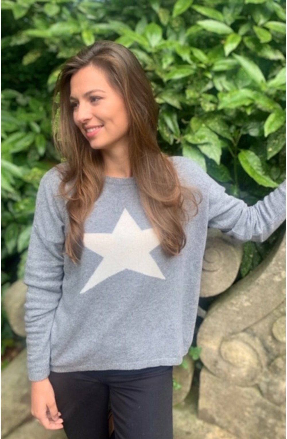 Grey Star Jumper