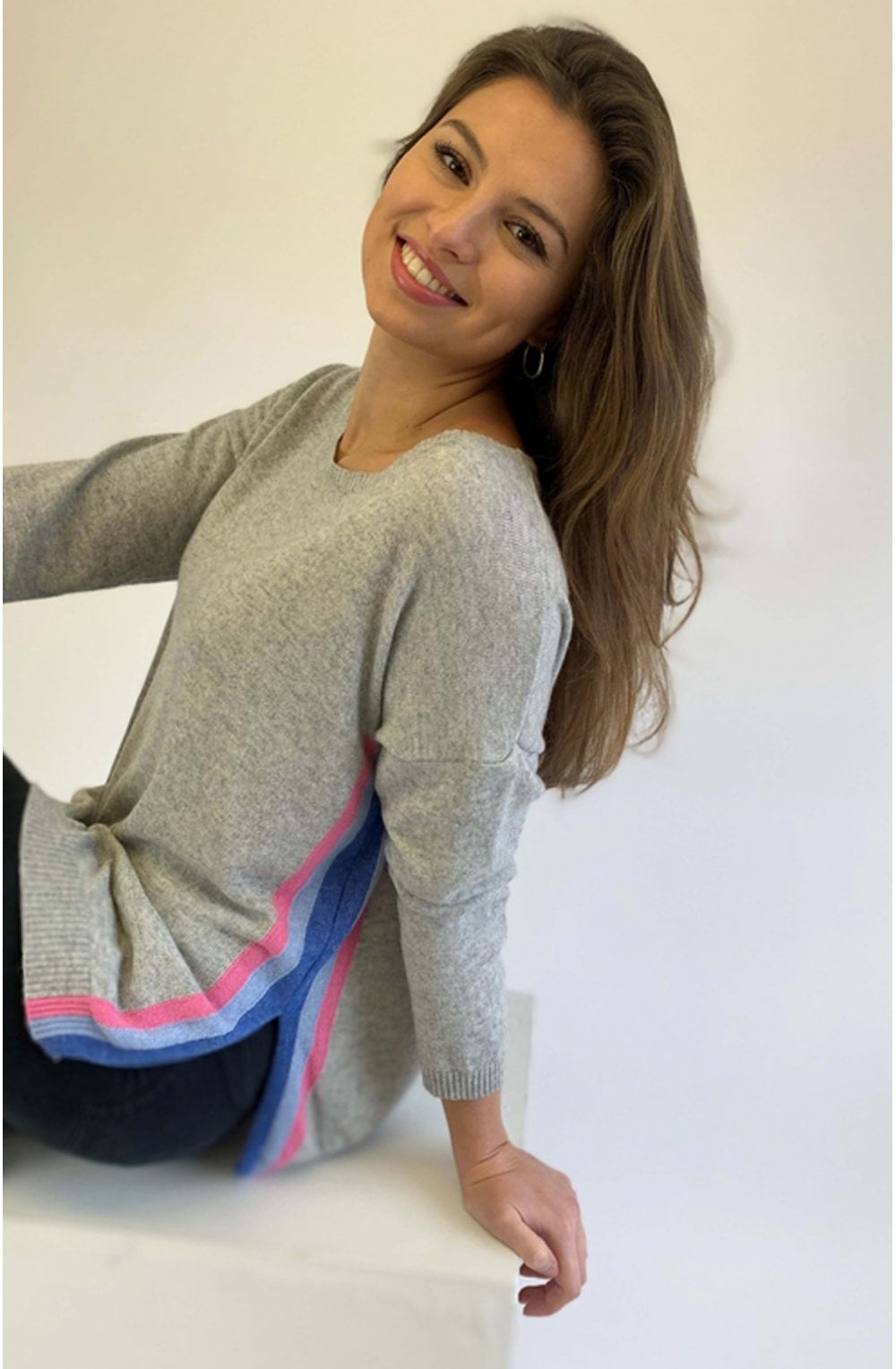 Light Grey Cashmere Jumper