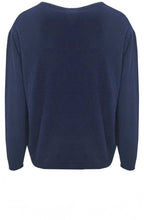 Navy and Silver Star Design Jumper