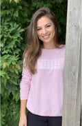 Pale Pink Star Design Jumper