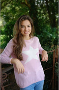 Pale Pink Star Jumper