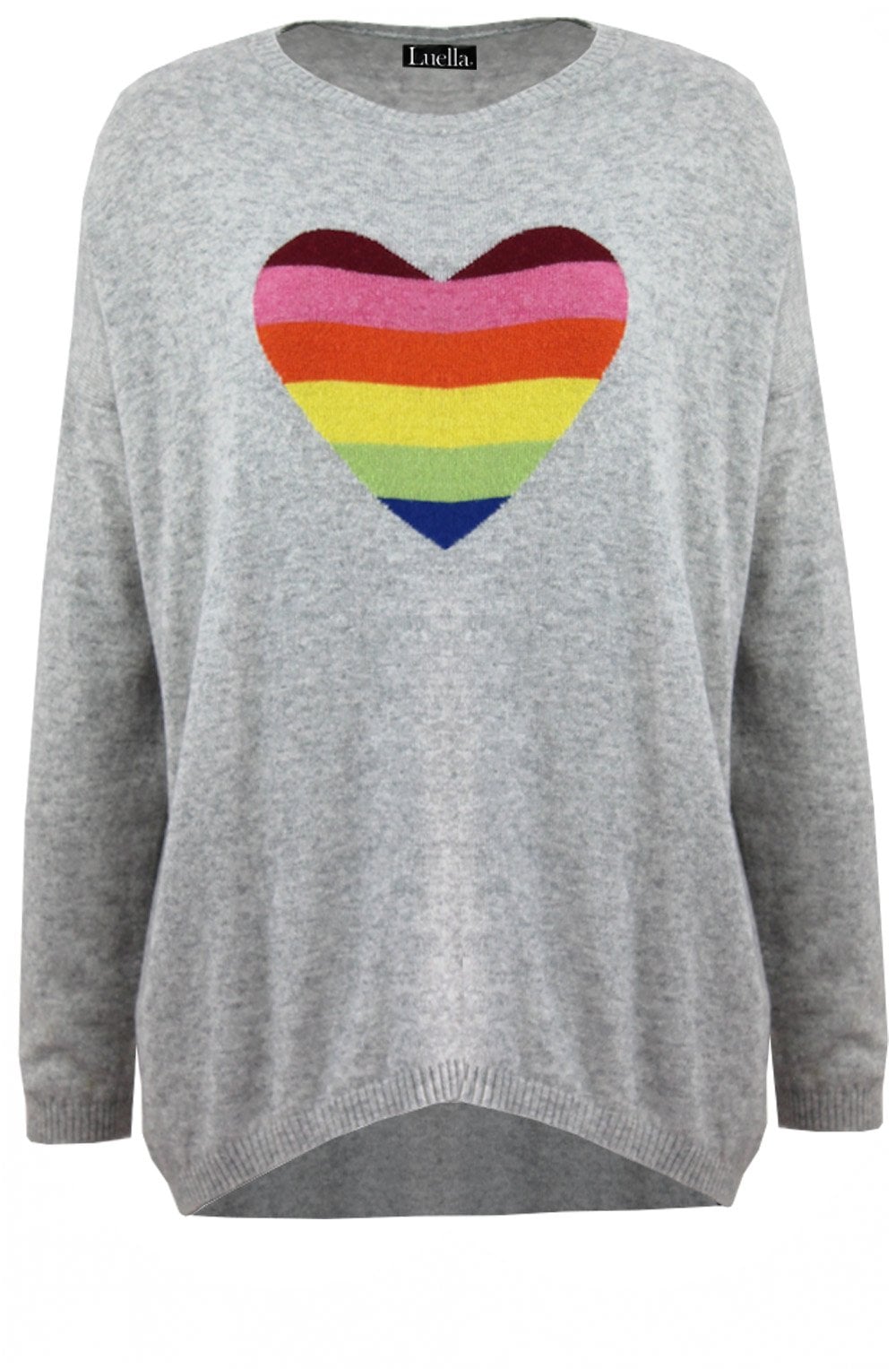 Rainbow Heart Jumper