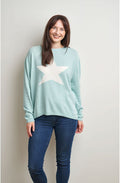 Sage Cashmere Star Jumper