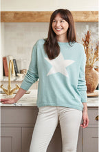 Sage Cashmere Star Jumper