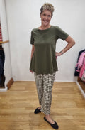 Atollo Alga Green A Line Jersey T Shirt