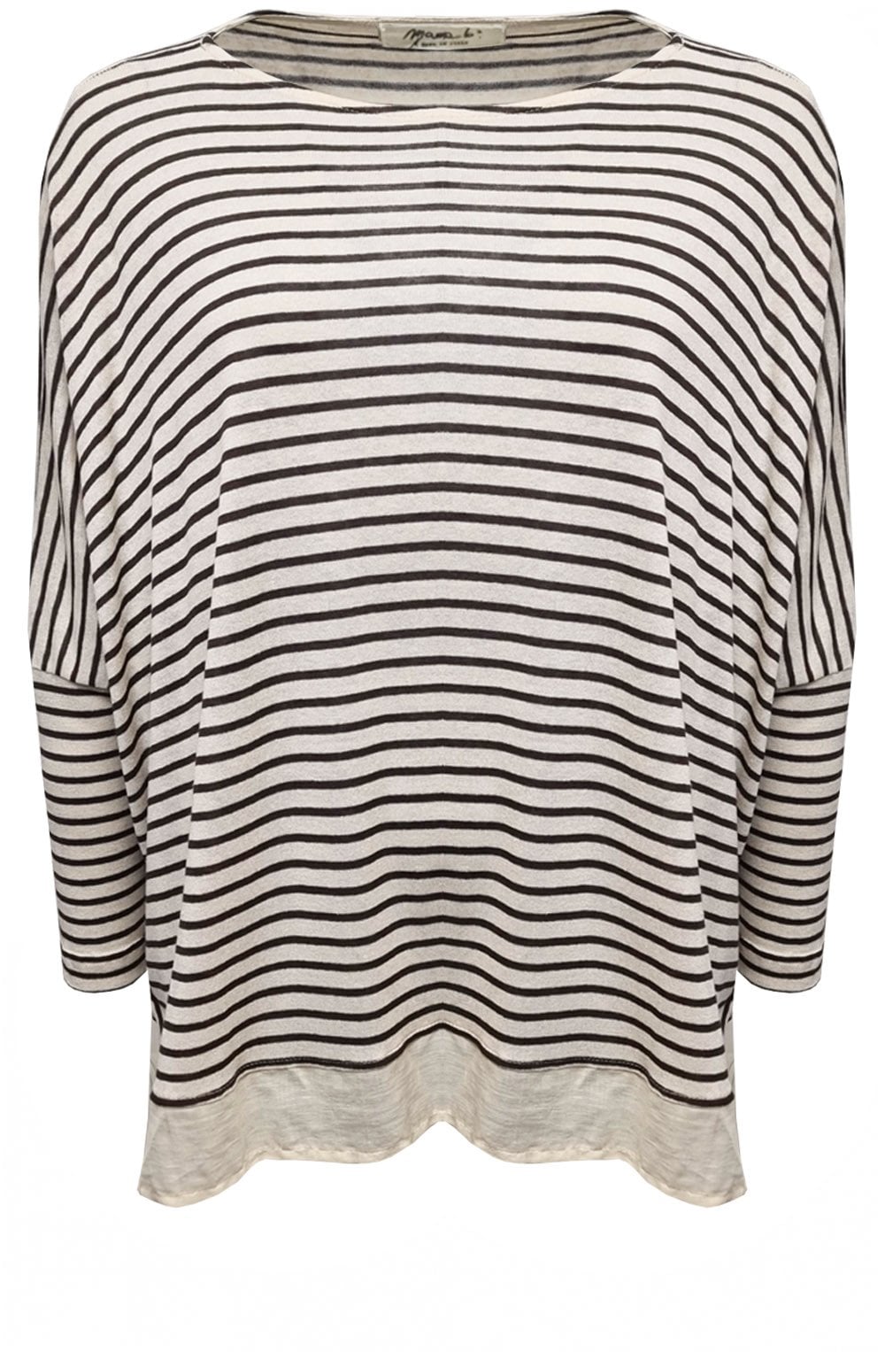 Bamboo Caffe Oversized Batwing Top