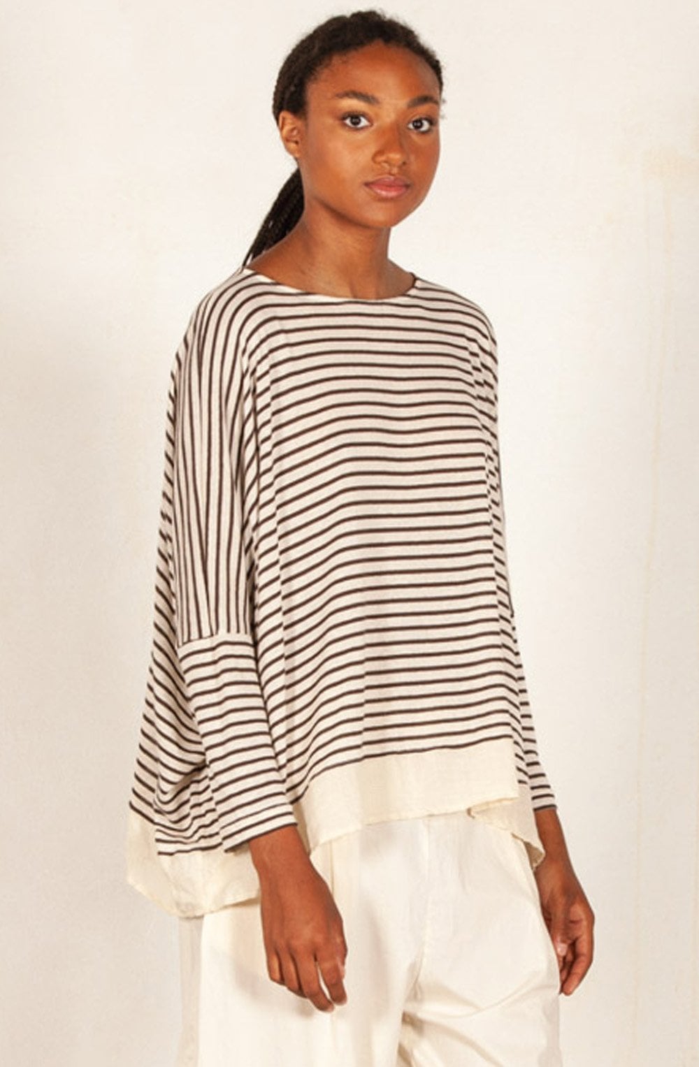 Bamboo Caffe Oversized Batwing Top