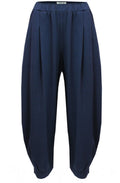 Bianco Navy Jersey Culottes