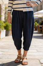 Bianco U Blue Jersey culottes