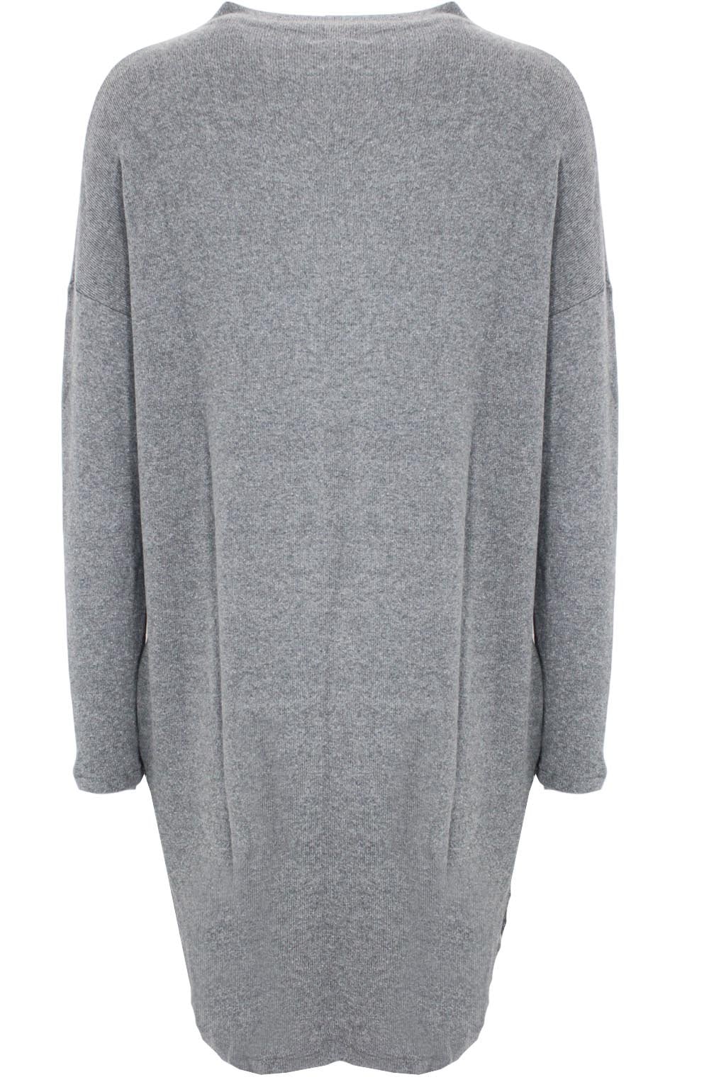 Bilbao Grey Knit Dress