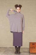 Bjork Lavander Knit Midi Skirt