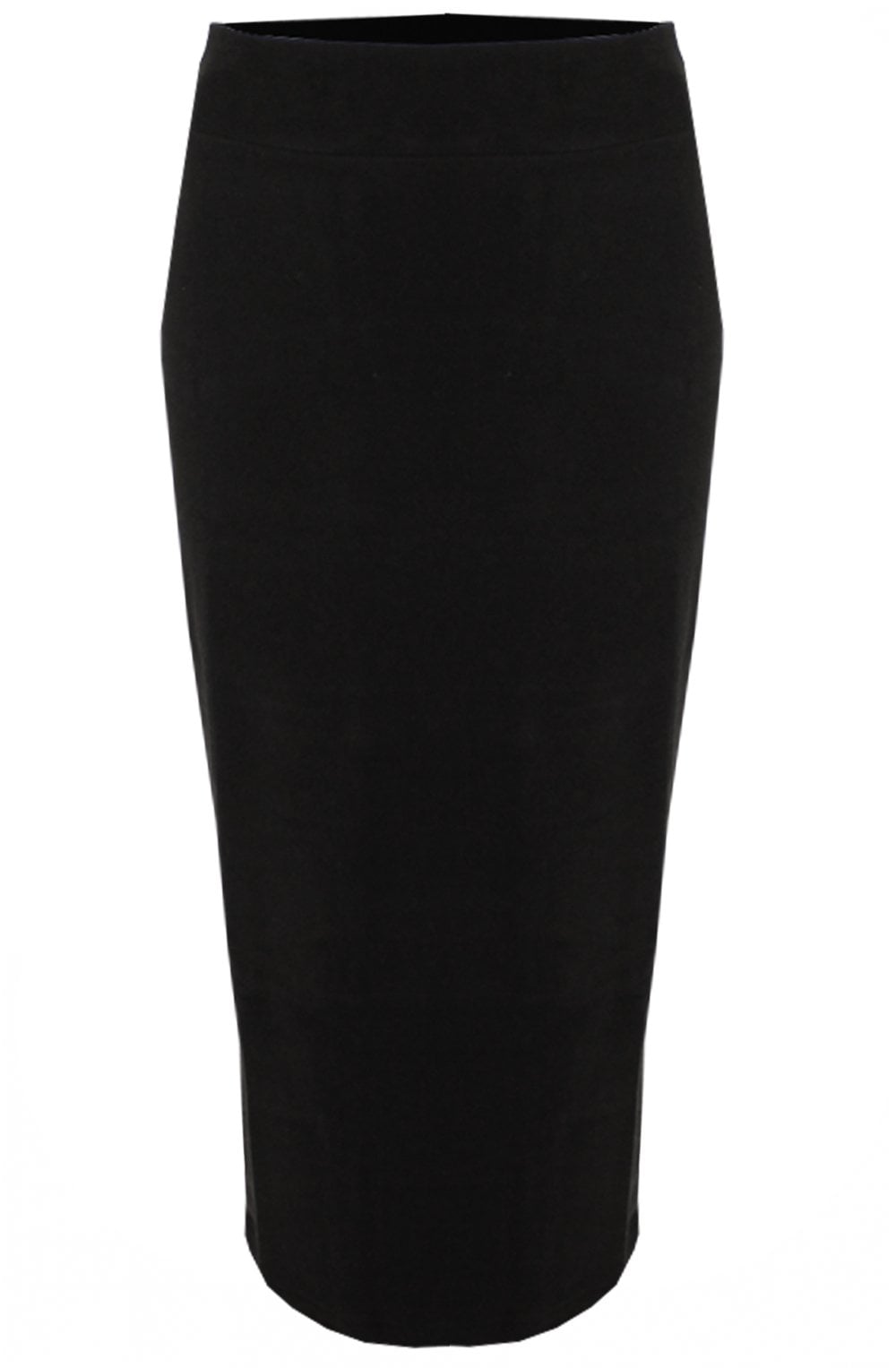 Black Knit Midi Skirt