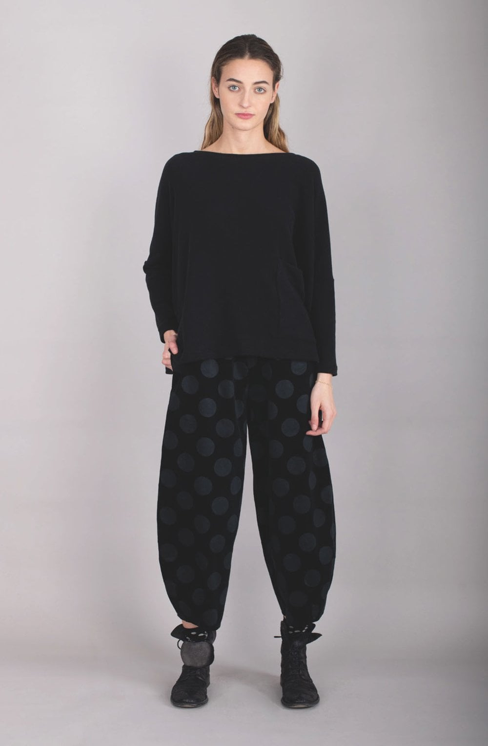 Black Oversized Jumper