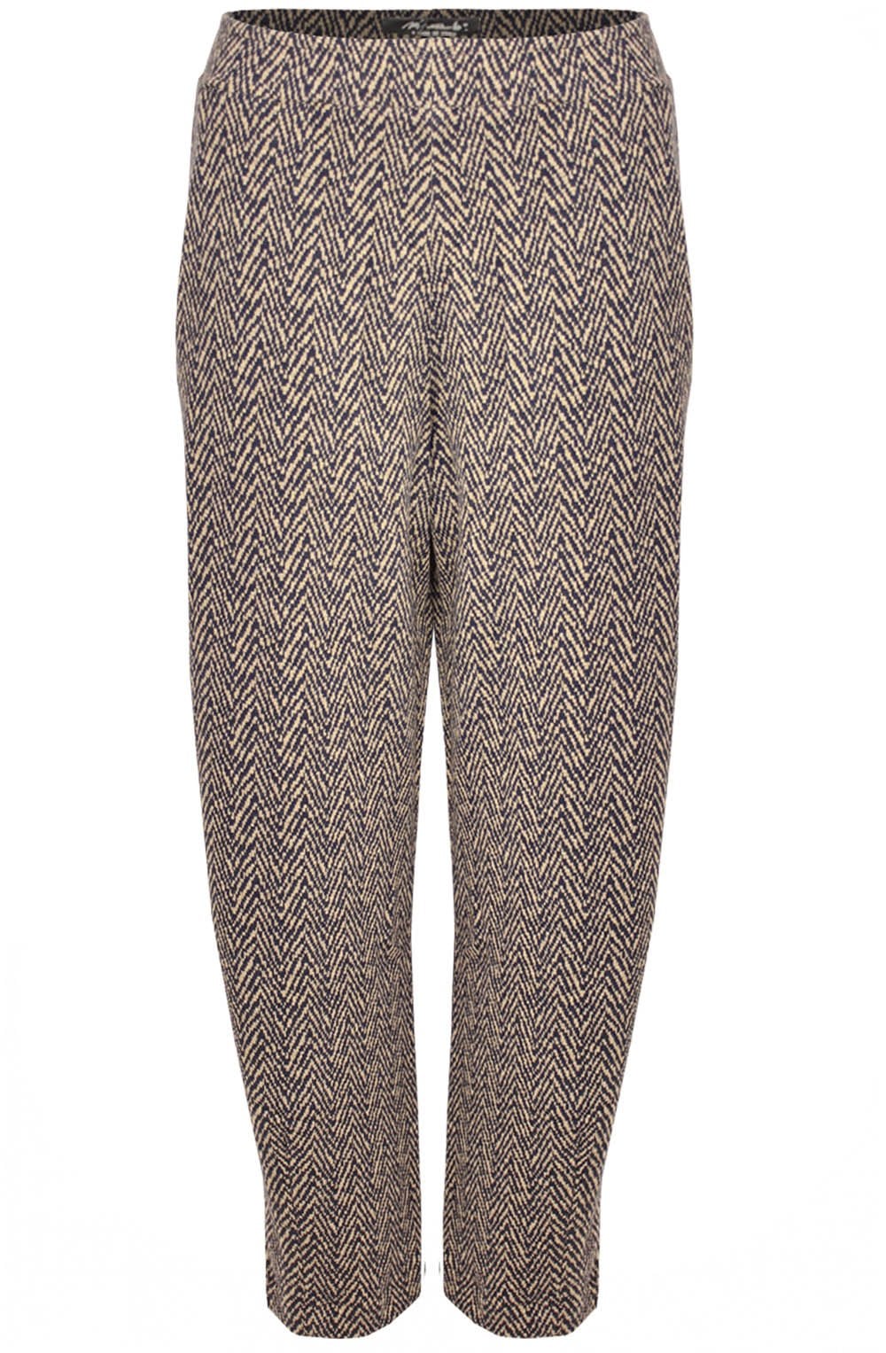 Blue Patterned Trousers