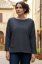 Buccia Anthracite Patch Pocket Jumper