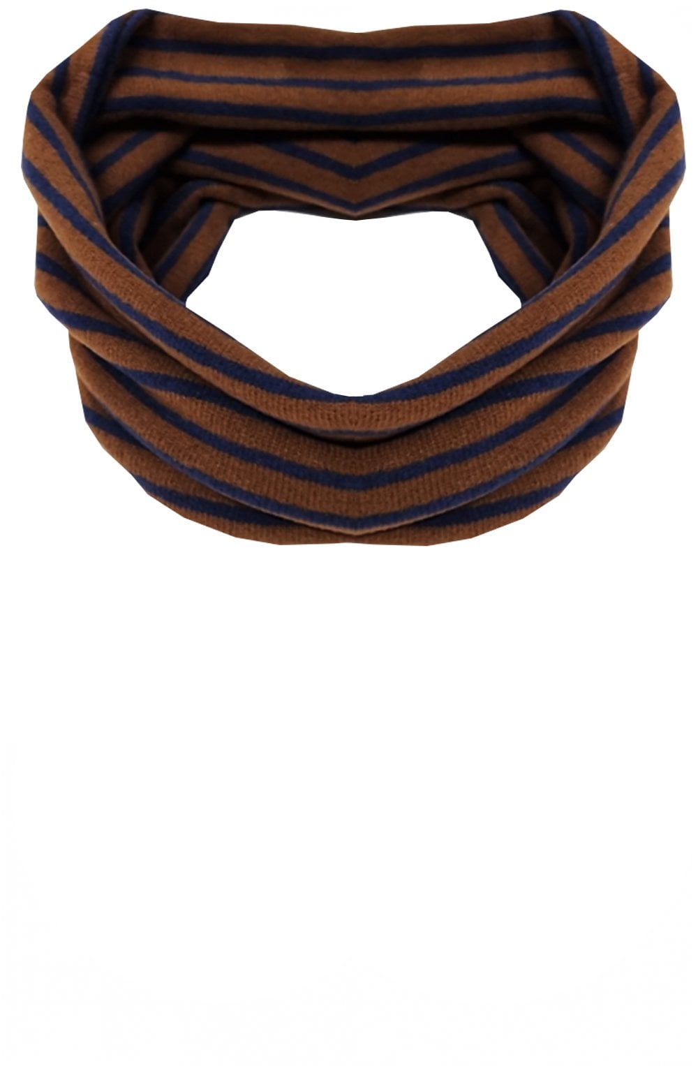 Cannella Tan and Navy Colonia Snood