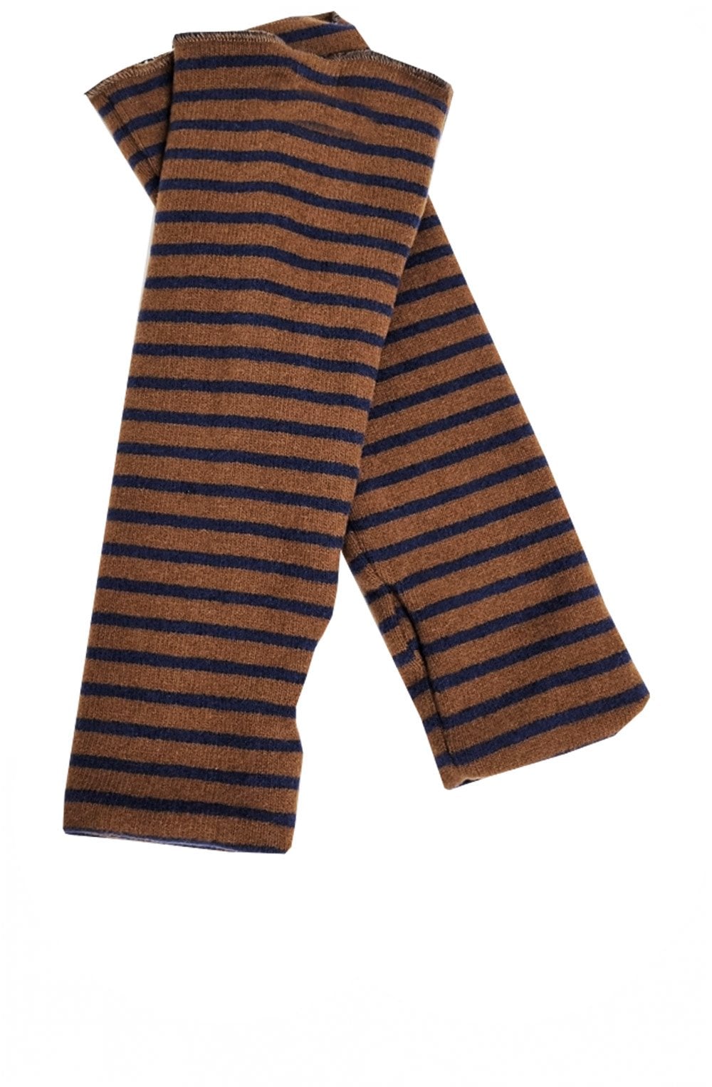 Cannella Tan and Navy Cotto Gloves