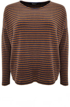 Cannella Tan Navy Striped Milis Sweater