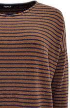 Cannella Tan Navy Striped Milis Sweater