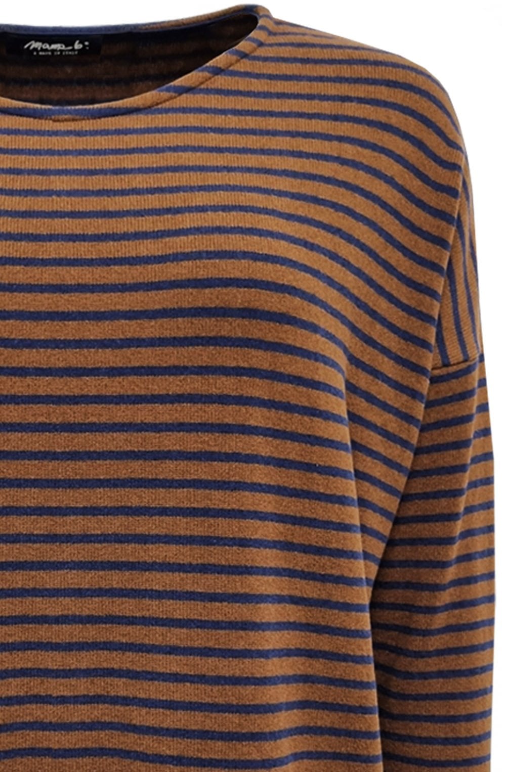 Cannella Tan Navy Striped Milis Sweater